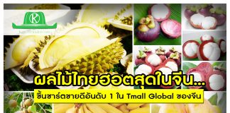 ผลไม้ไทยฮอตสุดในจีน...ขายดีอันดับ 1 ทุเรียน มังคุด ลำไย...กล้วยไข่ มะม่วง จี้ติด!!!