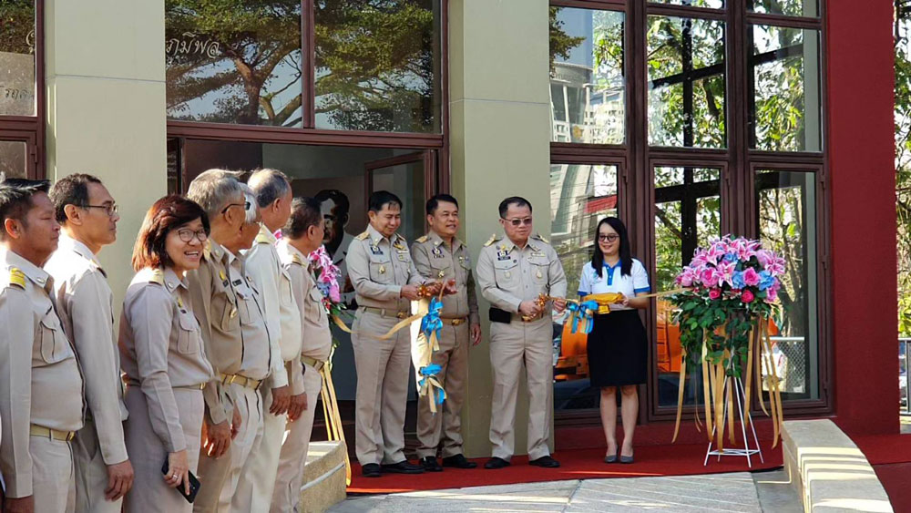 พิธีเปิดศูนย์ปฏิบัติการเฉพาะกิจสำนักเครื่องจักรกล แก้ไขและบรรเทาวิกฤติภัยแล้ง ปี 2562/2563 