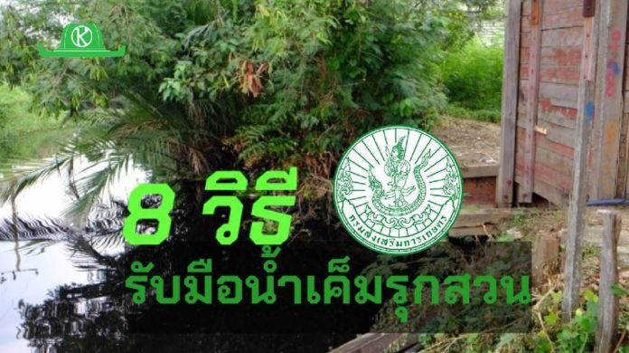 กรมส่งเสริมการเกษตร แนะ 8 วิธีรับมือ “น้ำเค็มรุก” เข้าสวน เกษตรกรทำได้