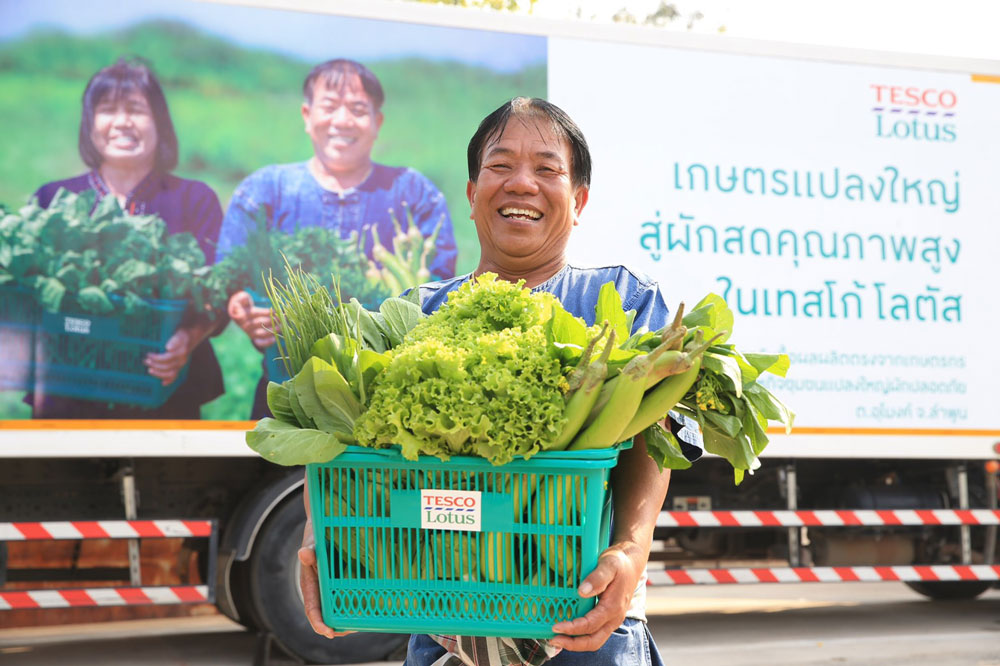 เทสโก้ โลตัส รับซื้อผักตรงจากเกษตรกรครบทั้ง 4 ภาค 