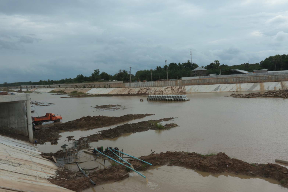 ชาวบ้านบางกล่ำแฮปปี้ ประตูระบายน้ำบางหยี ช่วยแก้ปัญหาน้ำ