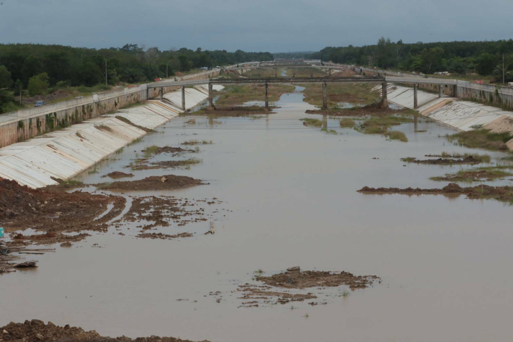 ชาวบ้านบางกล่ำแฮปปี้ ประตูระบายน้ำบางหยี ช่วยแก้ปัญหาน้ำ