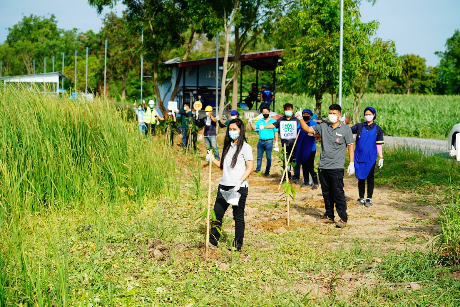 โรงงาน-ฟาร์ม CPF ทั่วประเทศ ร่วมปลูกต้นไม้