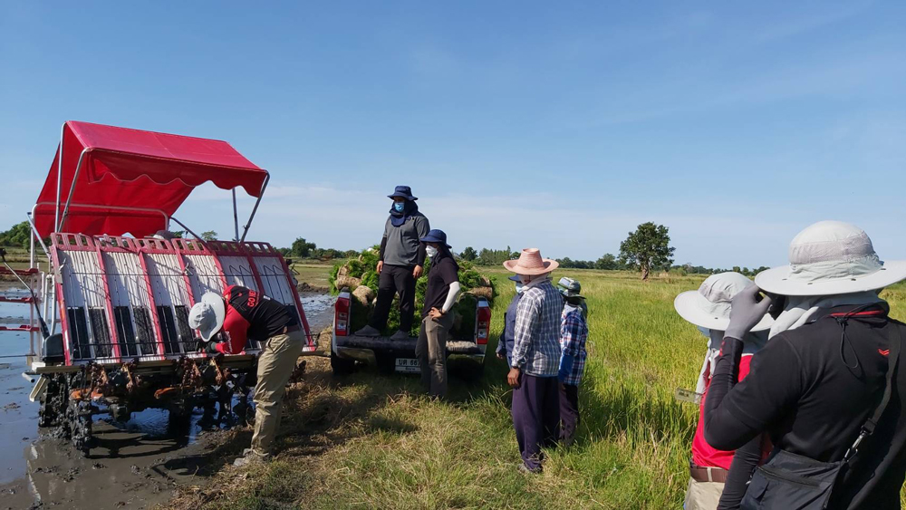 ยันม่าร์ พัฒนาศักยภาพเกษตรกรไทยส่งเสริมปลูกข้าวยั่งยืนด้วยรถดำนา 