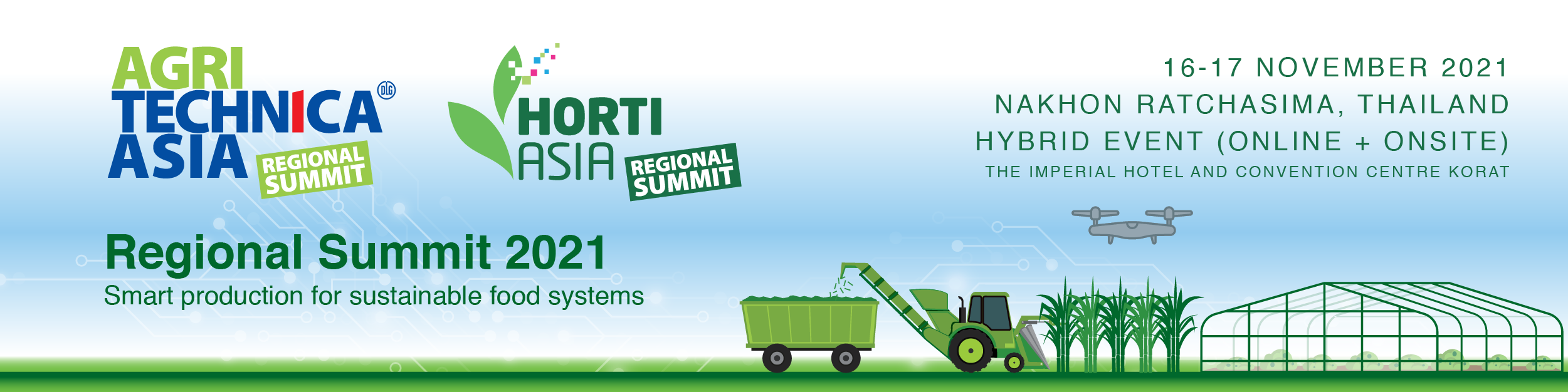 เปิดตัวงานประชุมสุดยอดอุตสาหกรรมเกษตรระดับภูมิภาค AGRITECHNICA ASIA & HORTI ASIA Regional Summit: การผลิตอัจฉริยะเพื่อระบบอาหารที่ยั่งยืน