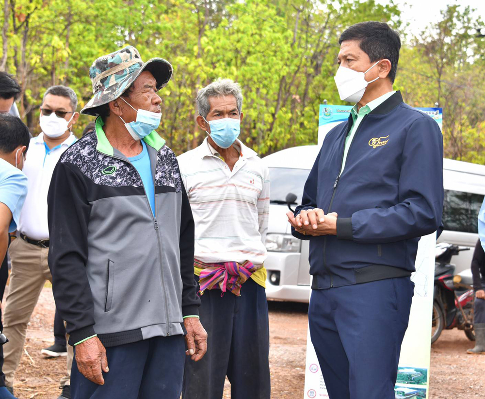 กรมชลประทานเร่งก่อสร้างอ่างเก็บน้ำห้วยคุกหมี คาด 3 ปีแล้วเสร็จ ช่วยแก้ปัญหาขาดแคลนน้ำกว่า 2,174 ไร่