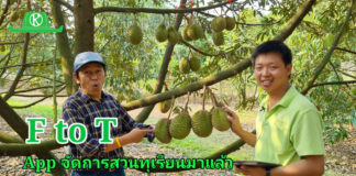 ลุงพร มาเยี่ยมชมสวนทุเรียนมูซานคิงของคุณปอ..ซึ่งถือโอกาสนี้แนะนำให้รู้จักแอปจัดการสวนทุเรียน F to T