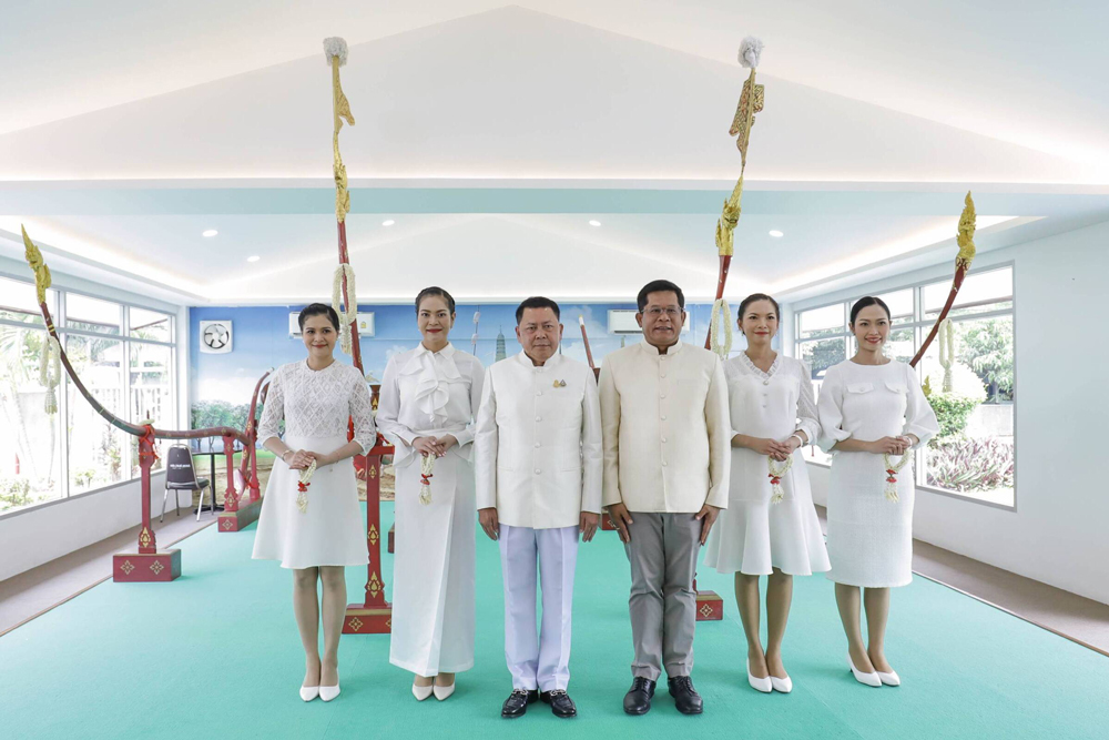 กรมส่งเสริมการเกษตรจัดพิธีบวงสรวงคันไถงานพระราชพิธีพืชมงคลจรดพระนังคัลแรกนาขวัญปี 2566