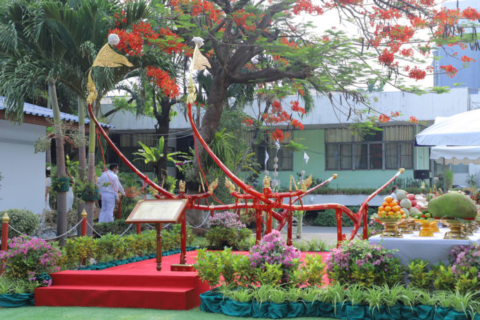 กรมส่งเสริมการเกษตรจัดพิธีบวงสรวงคันไถงานพระราชพิธีพืชมงคลจรดพระนังคัลแรกนาขวัญปี 2566