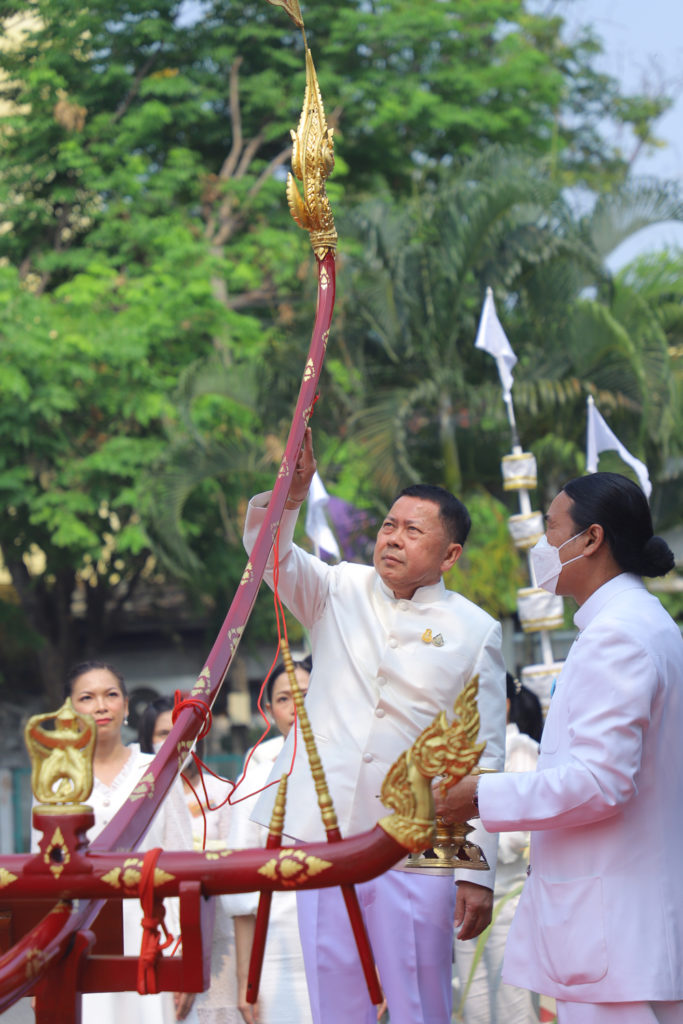 พิธีบวงสรวงคันไถงานพระราชพิธีพืชมงคลจรดพระนังคัลแรกนาขวัญปี 2566