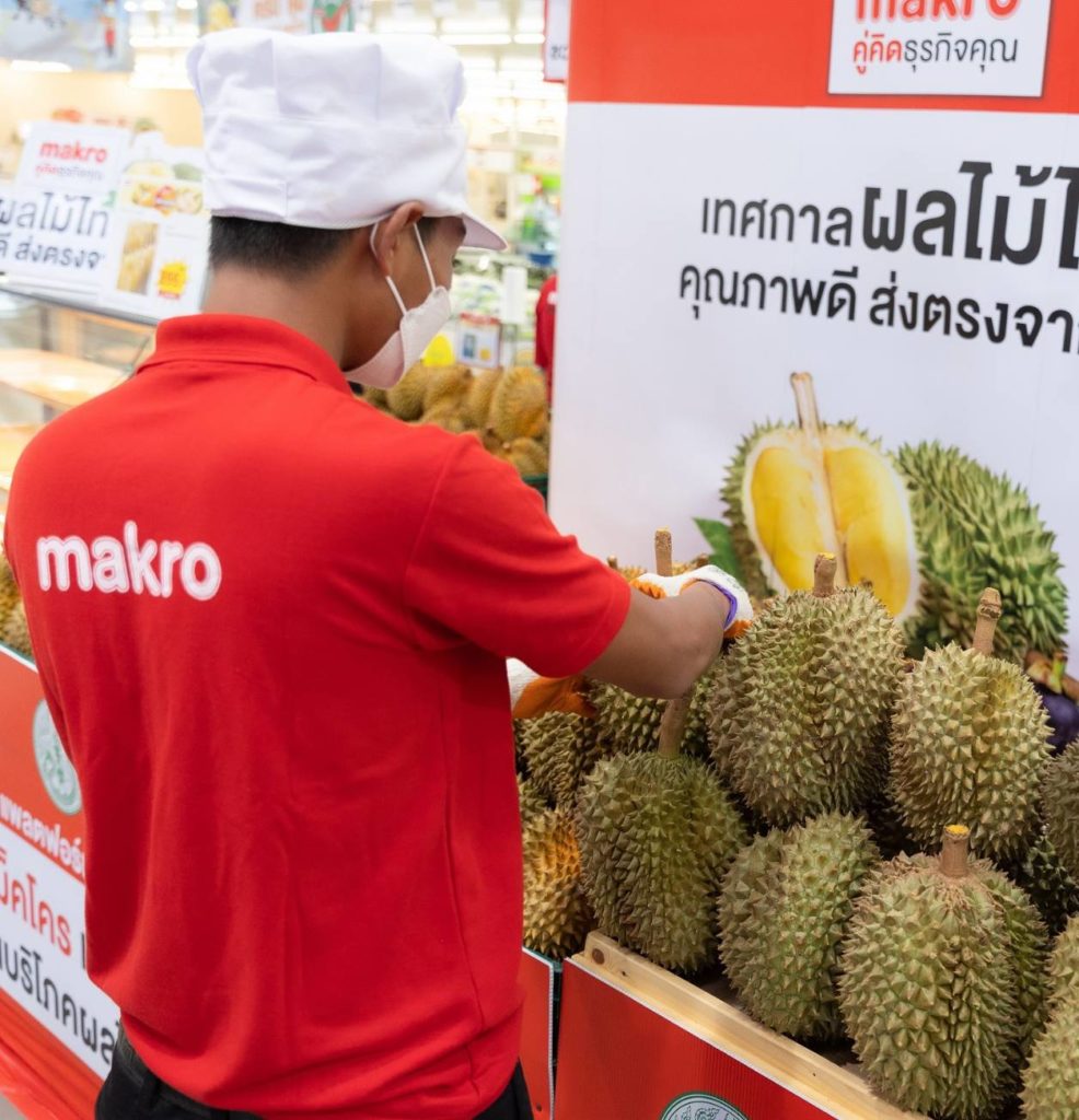 ชาวสวนทุเรียนจับมือแม็คโคร กระจายผลผลิตตรงถึงมือผู้บริโภค