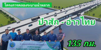 โครงการคลองขุดใหม่ป่าสัก-อ่าวไทย ยาว 135 กิโลเมตร ช่วยระบายน้ำหลากและแก้น้ำแล้ง