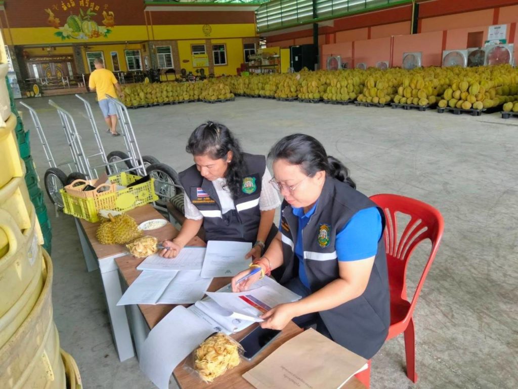 กรมวิชาการเกษตร สั่งคุมเข้มทุเรียนส่งออก หลังตรวจพบทุเรียนด้อยคุณภาพเพิ่มขึ้น