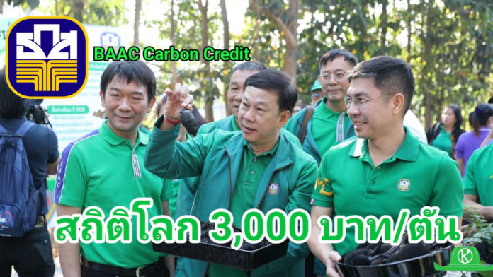 ธ.ก.ส. เปิดโครงการ BAAC Carbon Credit ขับเคลื่อนภารกิจซื้อ-ขาย Carbon Credit สร้างรายได้ให้ชุมชน