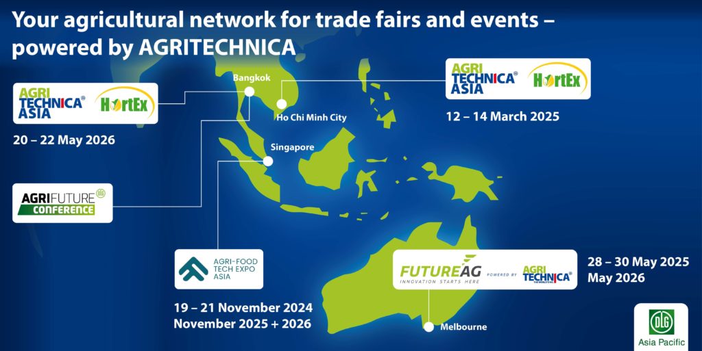 งานอะกริเทคนิก้า เอเชีย (AGRITECHNICA ASIA) ประจำปี 2567 ประสบความสำเร็จ และถือเป็นงานแสดงเครื่องจักรกลการเกษตรชั้นนำของเอเชีย