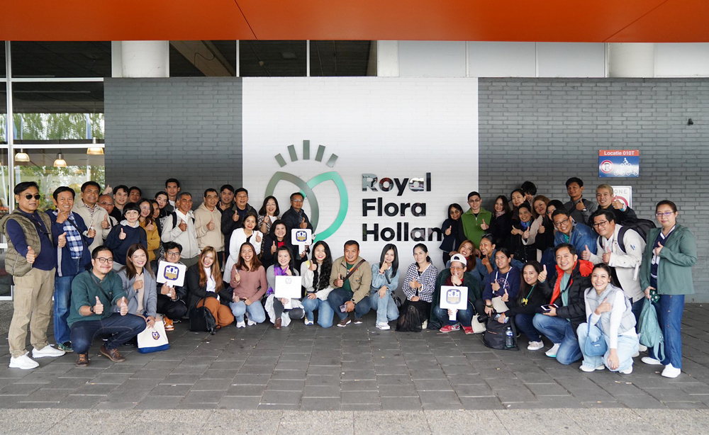 ที่ตลาดประมูลดอกไม้ royal flora holland