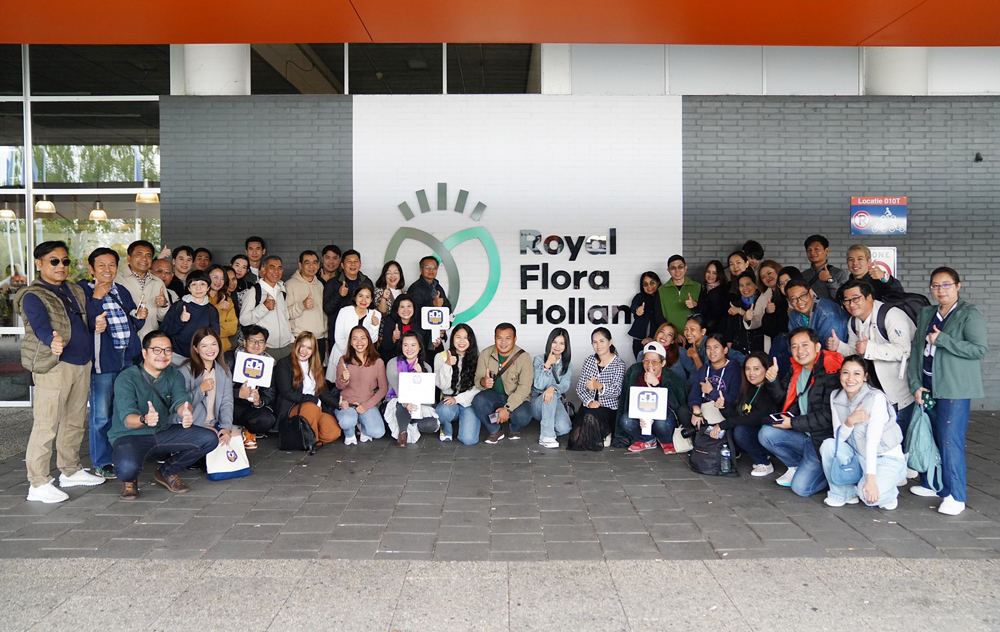 ที่ตลาดประมูลดอกไม้ royal flora holland