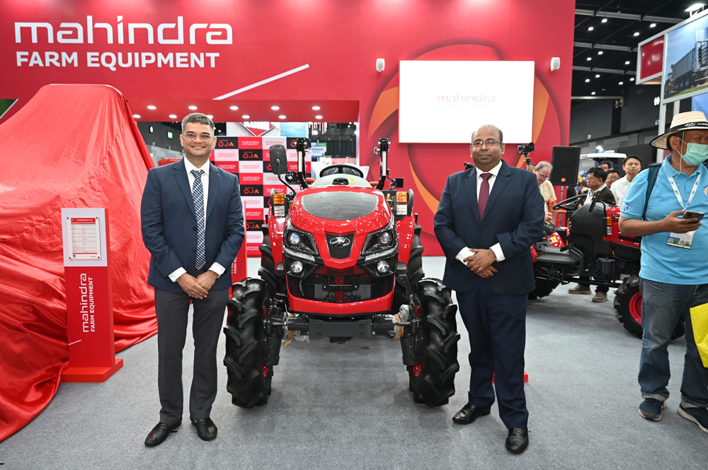 มหินทรา เปิดตัว OJA รถแทรกเตอร์แห่งอนาคตครั้งแรกที่งาน AgriTechnica Asia 2024  ปักธงบุกตลาดอาเซียน