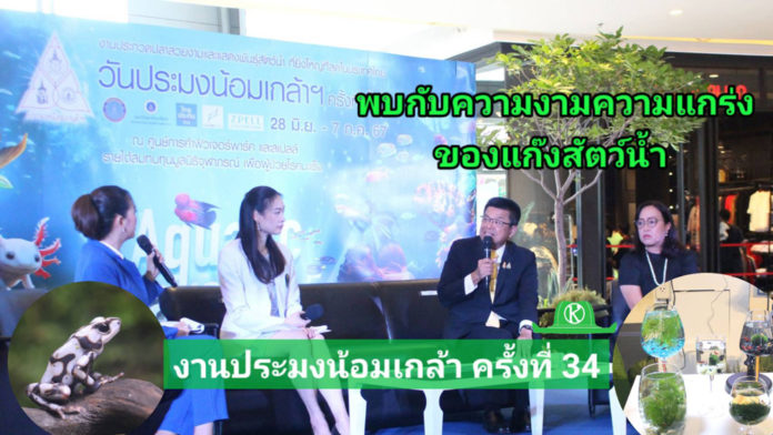 งานวันประมงน้อมเกล้าฯ ครั้งที่ 34 ในธีม “Aquatic Arena : สนามแข่งขันประชันความงาม–ท้าประลองความแข็งแกร่งของแก๊งสัตว์น้ำ” ภายใต้คอนเซ็ปต์ Miracle Style with Aquatic Life