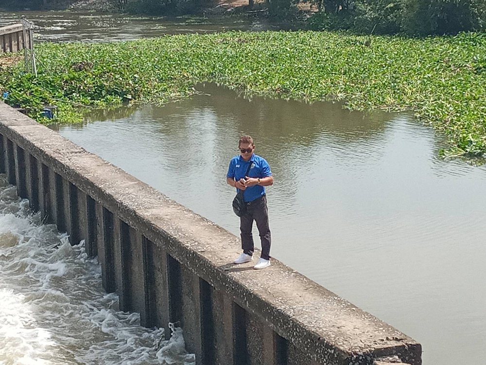 บริเวณประตูระบายน้ำบางกุ่ม