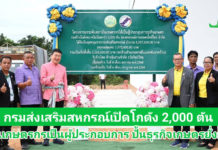 กรมส่งเสริมสหกรณ์ เดินหน้าขับเคลื่อนโครงการยกระดับสถาบันเกษตรกรให้เป็นผู้ประกอบการธุรกิจเกษตร ใช้ประโยชน์อุปกรณ์การตลาด ต่อยอดพัฒนาศักยภาพการรวบรวมแปรรูปผลผลิตเพื่อเพิ่มมูลค่า สร้างงานสร้างรายได้อย่างยั่งยืน