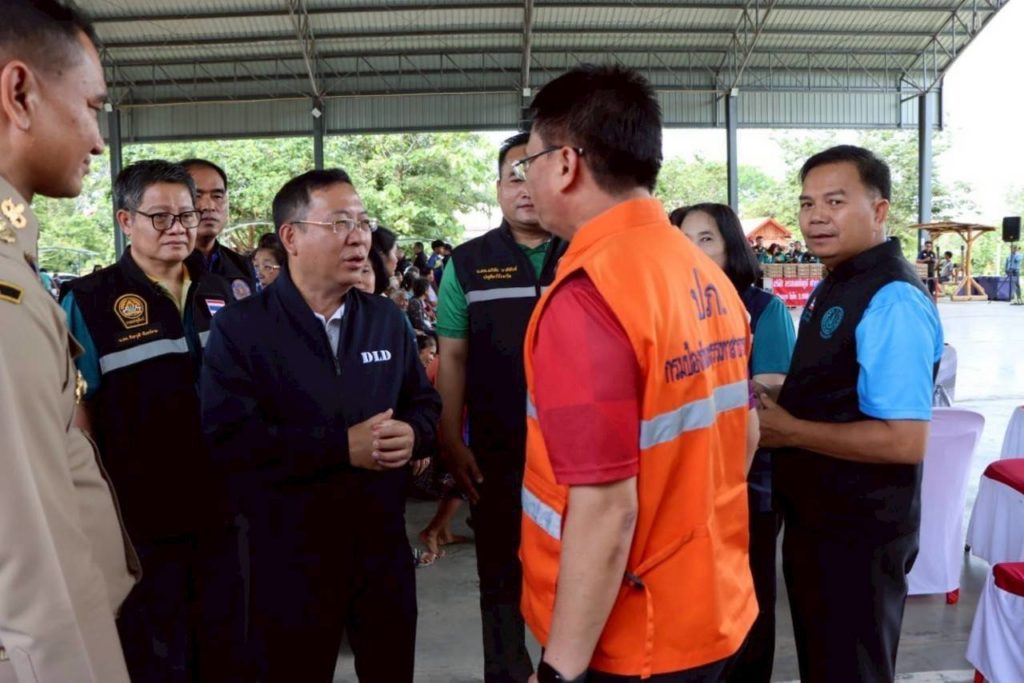 กรมปศุสัตว์ระดมเจ้าหน้าที่ปศุสัตว์เร่งฟื้นฟูสุขภาพสัตว์ในพื้นที่ชายแดน