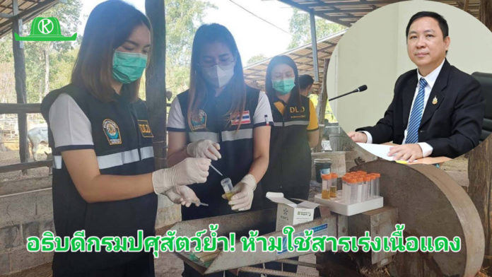 “อธิบดีกรมปศุสัตว์“ลั่น จุดยืนห้ามใช้สารเร่งเนื้อแดงทุกขั้นตอนผลิต หลังมีกระแสเปิดทางนำเข้าหมูสหรัฐฯ ย้ำ เป็นอันตรายต่อผู้บริโภค ยังเชื่อ รบ.จะคำนึงถึงสุขภาพของคนไทยเป็นหลัก