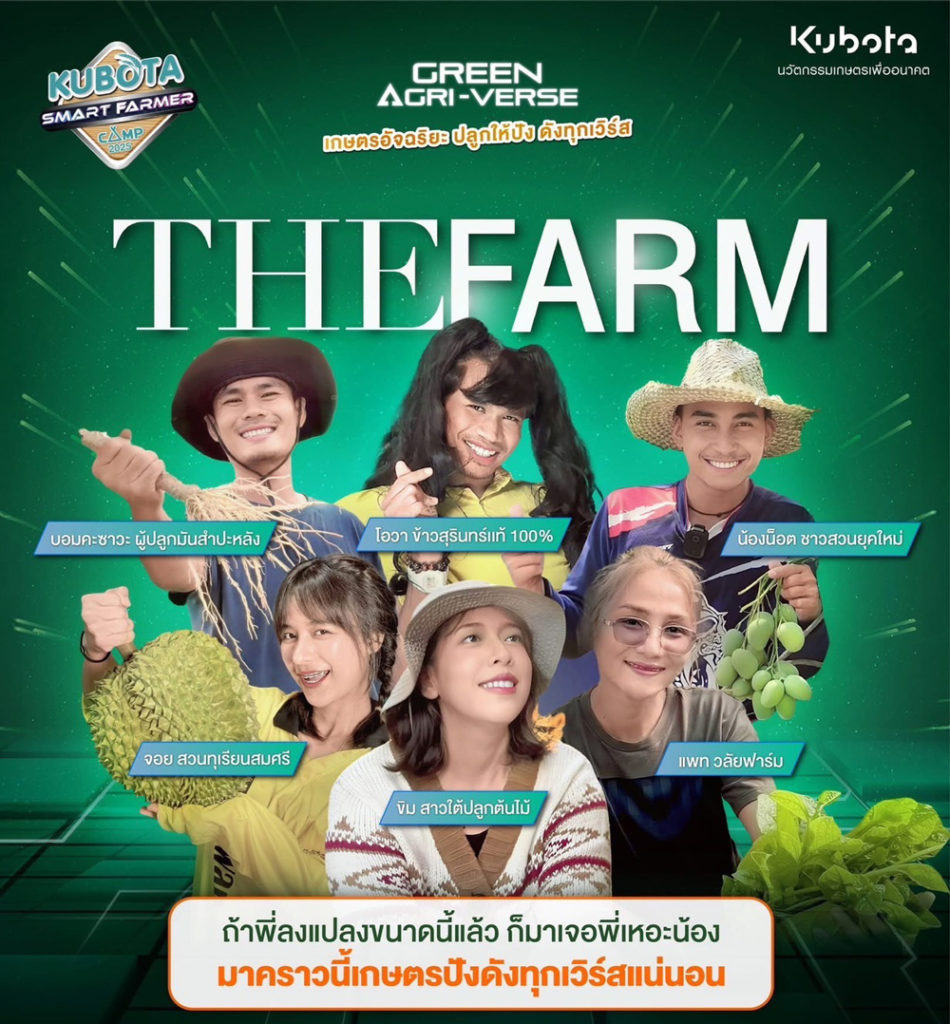 “สยามคูโบต้า” ปลุกเกษตรนิวเจนยุคแห่งความยั่งยืน เดินหน้า "KUBOTA Smart Farmer Camp 2025" ปีที่ 11