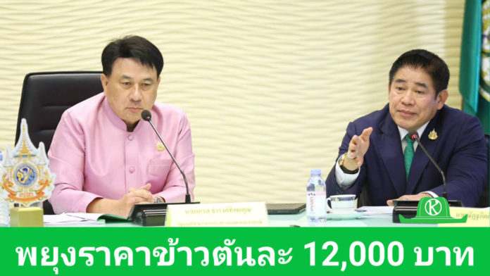 “รมช.นเรศ” นำขับเคลื่อน 3 โครงการพยุงราคาข้าวปี 68/69 เร่งสหกรณ์รับซื้อผลผลิต ตั้งแต่พฤศจิกายน ตั้งเป้ารับข้าว 4 ล้านตัน รักษาราคาขั้นต่ำตันละ 12,000 บาท