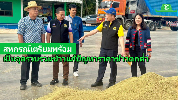 ดันสหกรณ์การเกษตรเป็นจุดรวบรวมข้าว กรมส่งเสริมสหกรณ์ ทำทันที ขานรับนโยบายรองนายกฯ ธรรมนัส ดันสหกรณ์การเกษตรเป็นจุดรวบรวมข้าว แก้ปัญหาราคาข้าวตกต่ำ