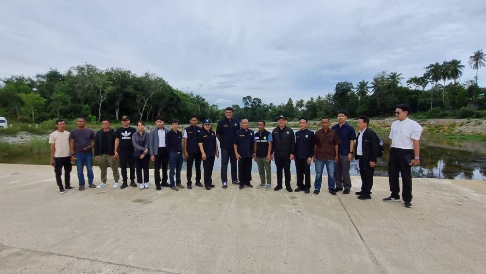 กรมชลประทาน นำสื่อฯลงพื้นที่แก้ไขปัญหาภัยแล้งและอุทกภัยแม่น้ำสายบุรี 3 จังหวัดชายแดนใต้