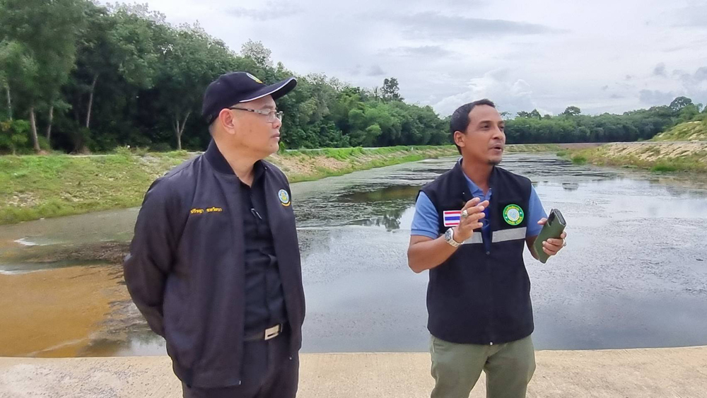 กรมชลประทาน นำสื่อฯลงพื้นที่แก้ไขปัญหาภัยแล้งและอุทกภัยแม่น้ำสายบุรี 3 จังหวัดชายแดนใต้