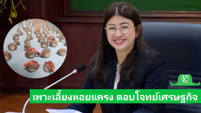 กรมประมง..สุดเจ๋ง ไขรหัสงานวิจัย ปลดล็อกเทคนิคการเพาะเลี้ยง “หอยแครง” สำเร็จ