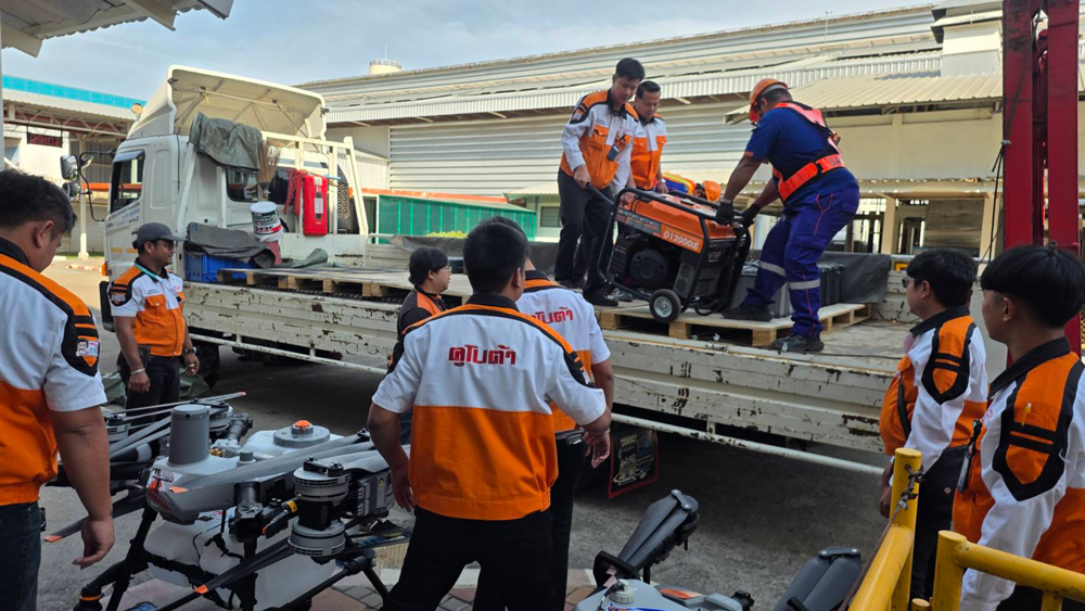 “คูโบต้าพลังใจสู้ภัยน้ำท่วม” ระดมกองกำลังด่วนส่งทีมคูโบต้าพร้อมโดรนการเกษตร และถุงยังชีพ 6,500 ชุด เสริมทัพภารกิจฝ่าวิกฤตมหาอุทกภัยภาคใต้