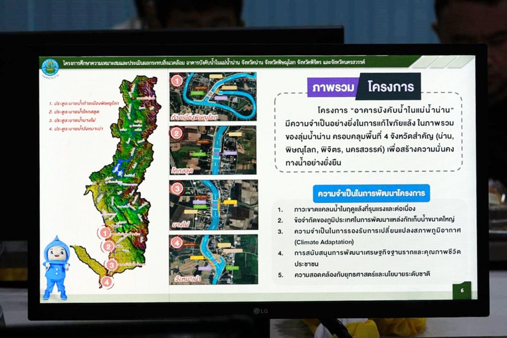 เกษตรกรดีใจถ้วนหน้า!! กรมชลฯผุด 4 โครงการลุ่มน้ำน่าน..แก้ภัยแล้งและอุทกภัยอย่างยั่งยืน