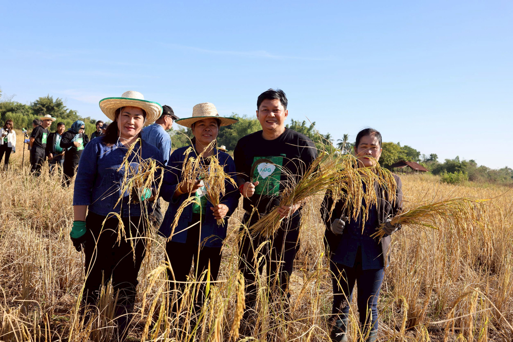 ธ.ก.ส. เปิดตัวโครงการข้าวลดโลกร้อนเดินหน้าสู่เป้าหมาย Carbon neutrality ที่อุดรธานี