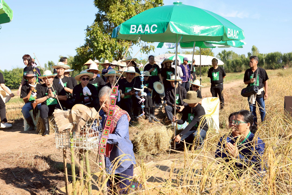 ธ.ก.ส. เปิดตัวโครงการข้าวลดโลกร้อนเดินหน้าสู่เป้าหมาย Carbon neutrality ที่อุดรธานี