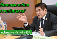 รมว.ธรรมนัส เผย งานมหกรรมพืชสวนโลก จังหวัดอุดรธานี พ.ศ.2569 ก้าวหน้าแล้วร้อยละ 43 พร้อมถอดบทเรียนงานมหกรรมใหญ่ เพื่อวางแผนการจัดงานให้ดียิ่งขึ้น