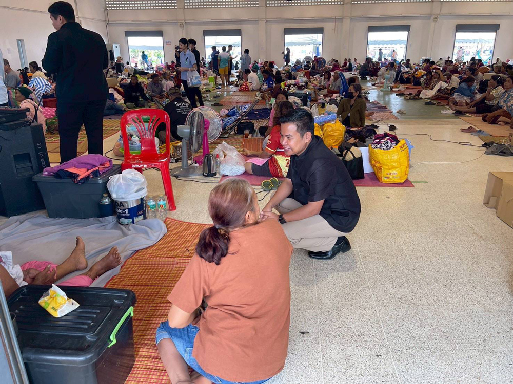 เลขาธิการ ส.ป.ก. เร่งให้ความช่วยเหลือประชาชนทึ่ได้รับผลกระทบในพื้นที่จังหวัดชายแดนไทย-กัมพูชา