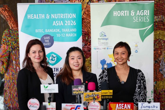 เปิดประตูสู่โอกาสทางธุรกิจ Health & Nutrition Asia และ Horti & Agri Asia 2026 รวมโซลูชันเกษตร–ปศุสัตว์–สุขภาพสัตว์ ครบห่วงโซ่ในงานเดียว