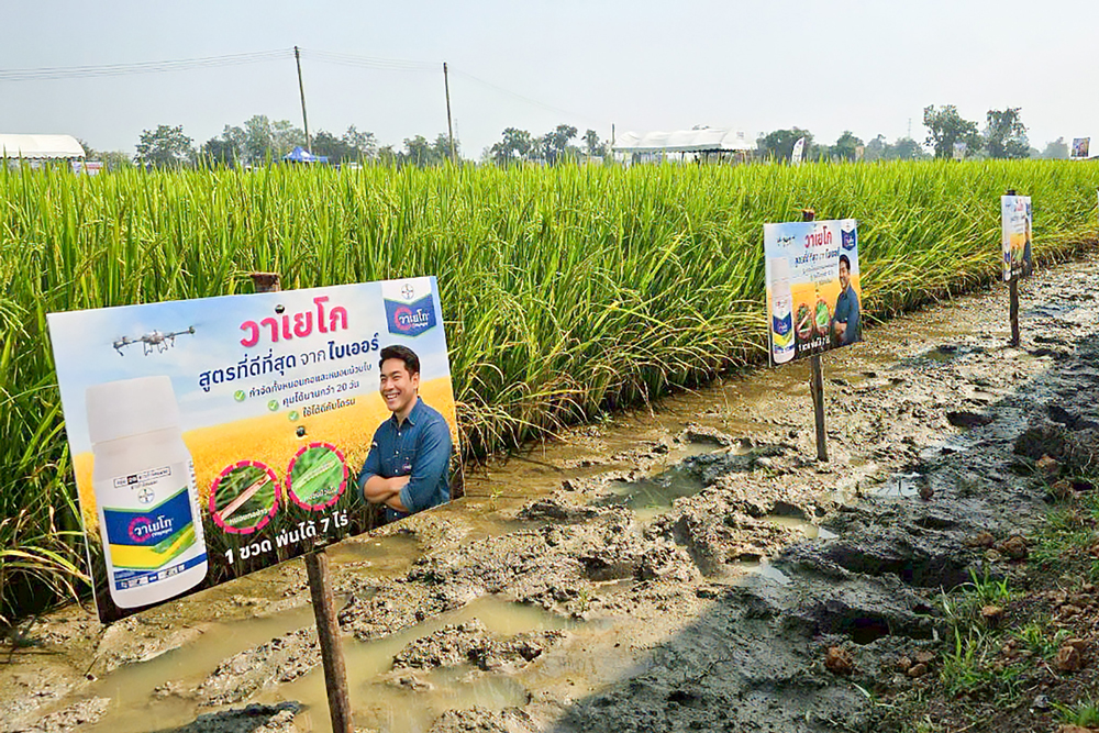 ไบเออร์ไทย โชว์นวัตกรรมอารักขาพืชในงาน “นวัตกรรมข้าวไทย เพื่อโลกที่ยั่งยืน ครั้งที่ 2” แนะนำ “วาเยโก” โซลูชันใหม่จัดการหนอนกอ-หนอนม้วนใบ หนุนเกษตรกรนครสวรรค์เพิ่มผลผลิตอย่างยั่งยืน