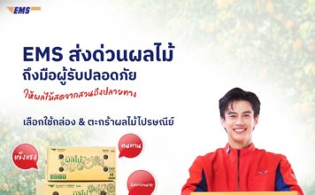 ไปรษณีย์ไทย ชู ‘EMS ส่งด่วนผลไม้’ ขับเคลื่อนเศรษฐกิจช่วงไฮซีซั่น เสริมศักยภาพเกษตรกรกระจายผลผลิต เชื่อมสวนผ่านโครงข่ายโลจิสติกส์สู่ผู้บริโภคทั่วประเทศ