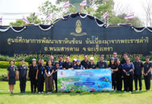 กปร. นำทัพสื่อมวลชนสัญจร ถอดบทเรียนความสำเร็จ “ศูนย์ฯ เขาหินซ้อน” โชว์ผลงานพลิกฟื้นดินเสื่อมโทรม สู่ชุมชนเกษตรเข้มแข็ง - ผลิตภัณฑ์มาตรฐาน อย. สนองพระราชปณิธาน สืบสาน รักษา ต่อยอด