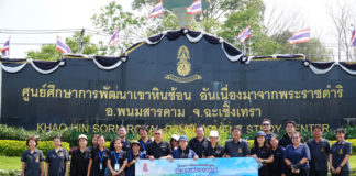 กปร. นำทัพสื่อมวลชนสัญจร ถอดบทเรียนความสำเร็จ “ศูนย์ฯ เขาหินซ้อน” โชว์ผลงานพลิกฟื้นดินเสื่อมโทรม สู่ชุมชนเกษตรเข้มแข็ง - ผลิตภัณฑ์มาตรฐาน อย. สนองพระราชปณิธาน สืบสาน รักษา ต่อยอด
