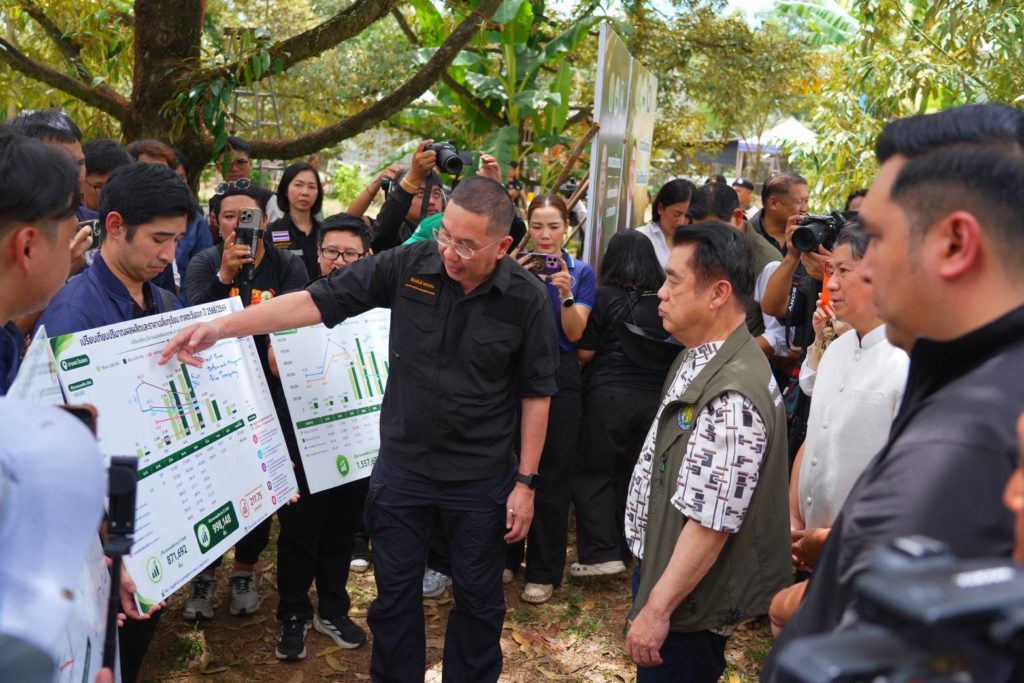 “สุริยะ” คุมเข้มคุณภาพทุเรียนไทย ดันนโยบาย “4 ไม่” พร้อมเปิดด่านส่งออก 24 ชม. รักษาแชมป์ตลาดจีน ดันรายได้ทะลุ 1.5 แสนล้าน