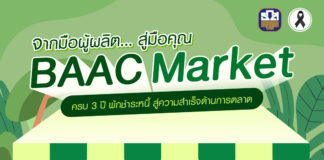 .ก.ส. ชวนร่วมซื้อ ช้อป ชิม ในงาน BAAC Market “ครบ 3 ปี พักชำระหนี้ สู่ความสำเร็จด้านการตลาด” รวมสินค้าเกษตรพรีเมียมจากลูกค้าในโครงการส่งตรงถึงผู้บริโภค 3 – 4 ก.ย. 69