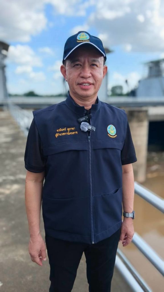 กรมชลฯ เดินหน้า 2 อาคารบังคับน้ำแม่น้ำยม จ.สุโขทัย วางแผนพัฒนาแบบขั้นบันได หน่วงน้ำ–เก็บน้ำสู้แล้ง